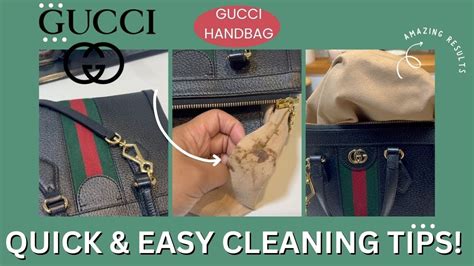 gucci leather care|how to clean gucci bags.